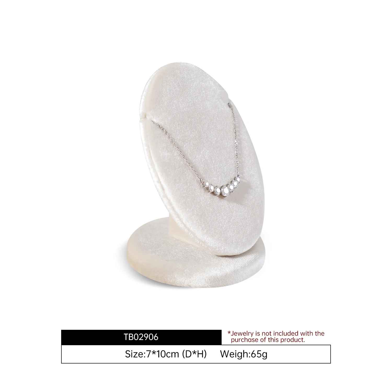 Mini présentoir collier velours