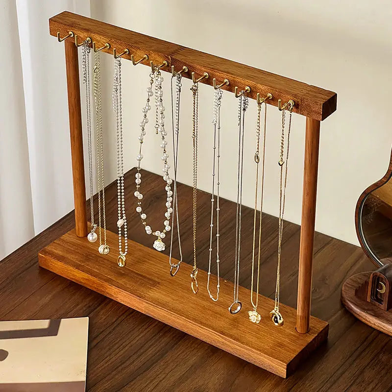 Presentoir Collier Bois Rustique