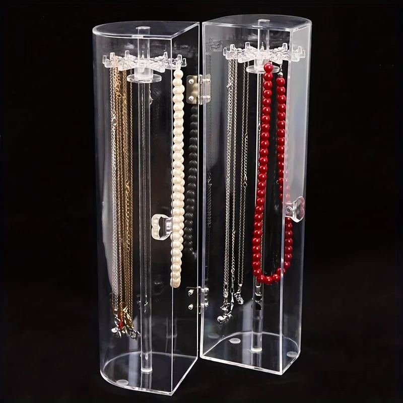 Presentoir Collier Transparent 32cm
