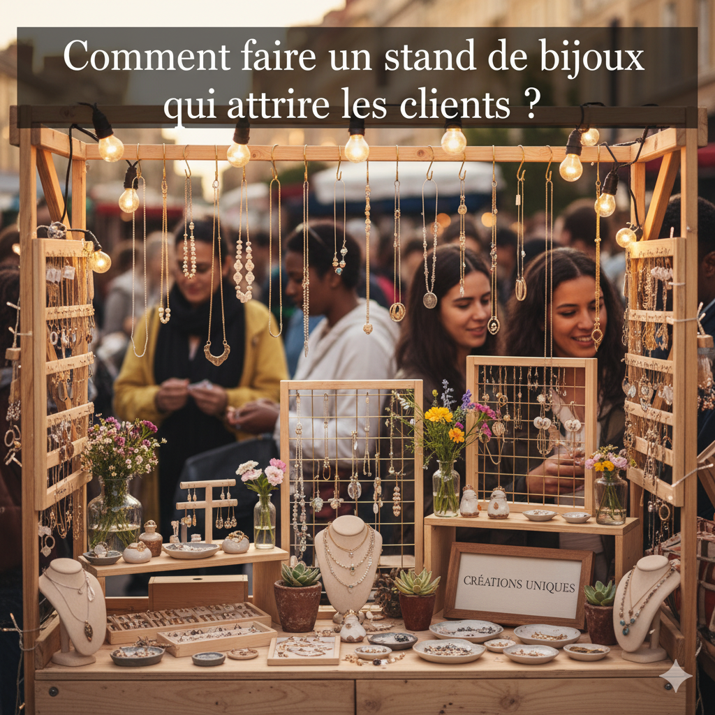Comment faire un stand de bijoux qui attire les clients ?