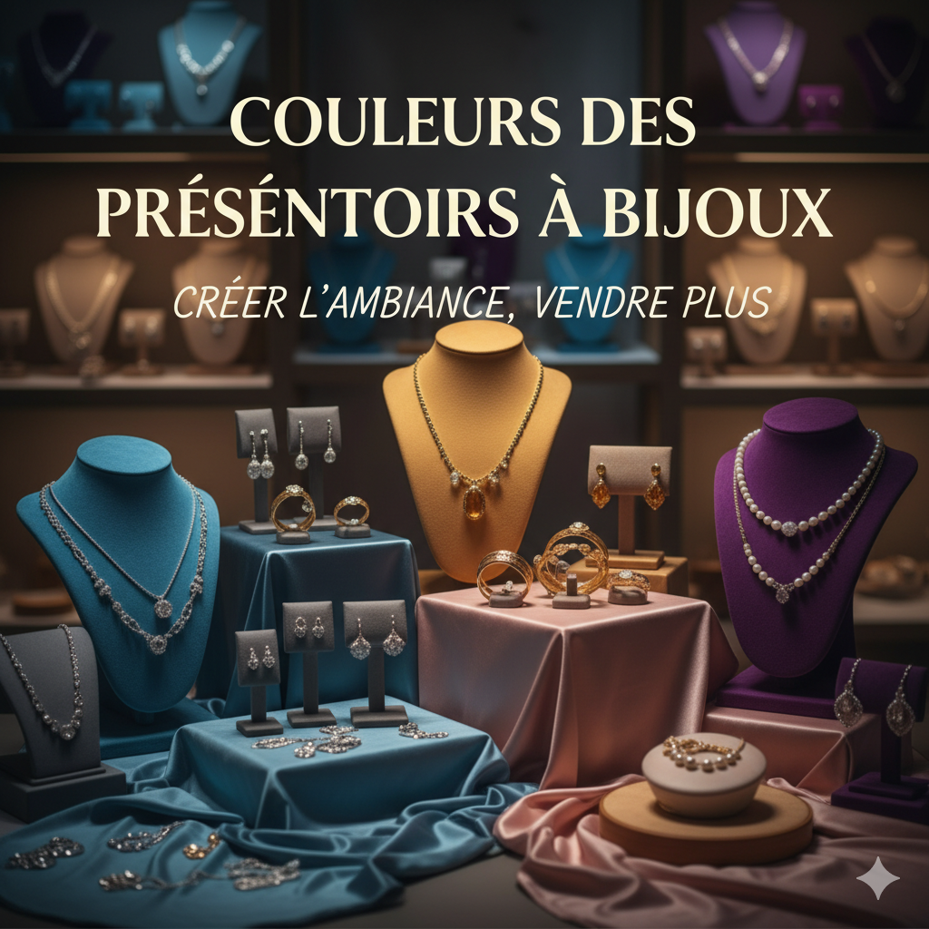Le rôle des couleurs dans les présentoirs à bijoux