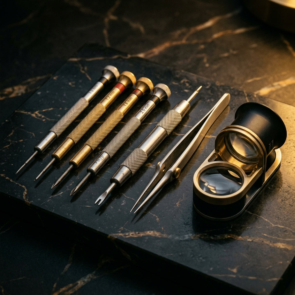 Mallette Outils Horloger Métal Conciergerie