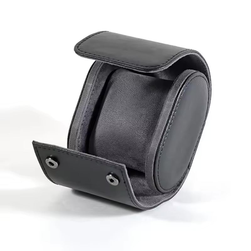 Étui Montre Cuir Marron 1 Place