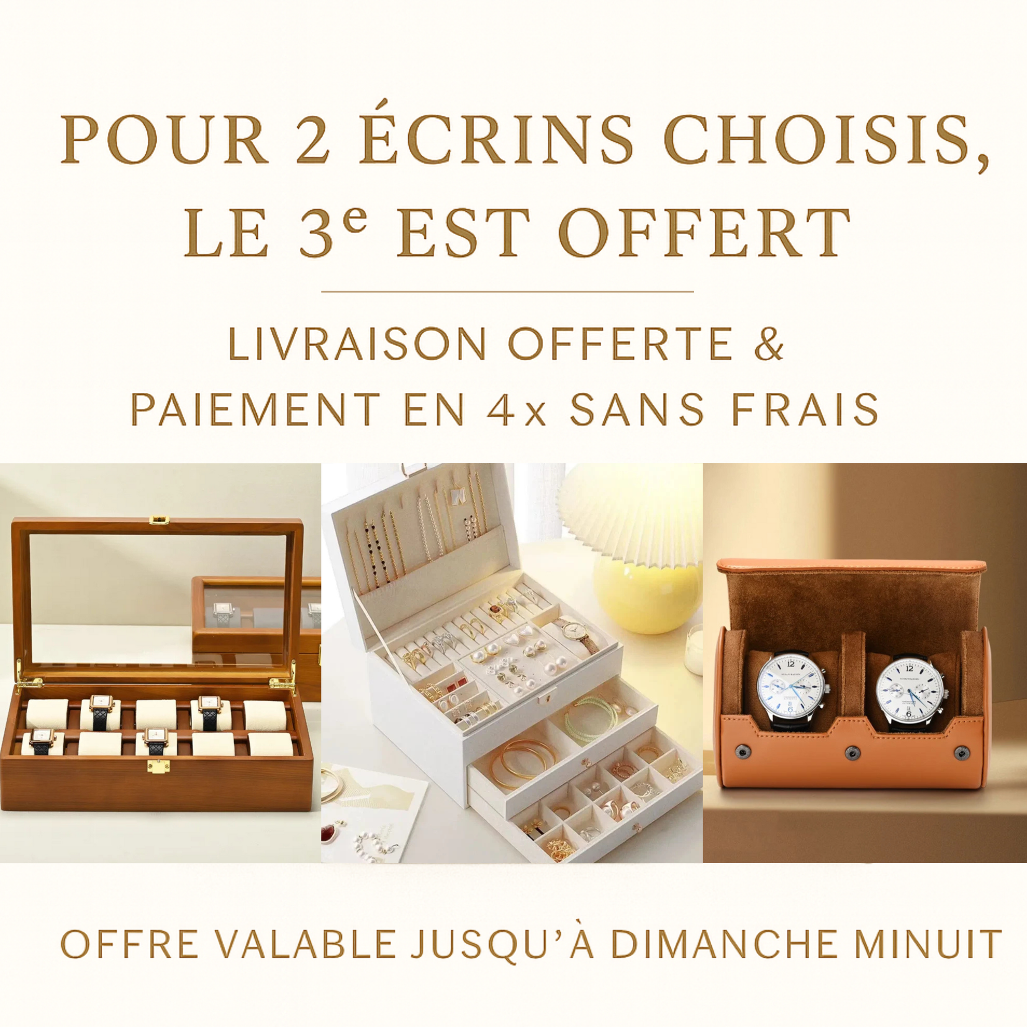 Remontoir Montre Bois Compact Moderne