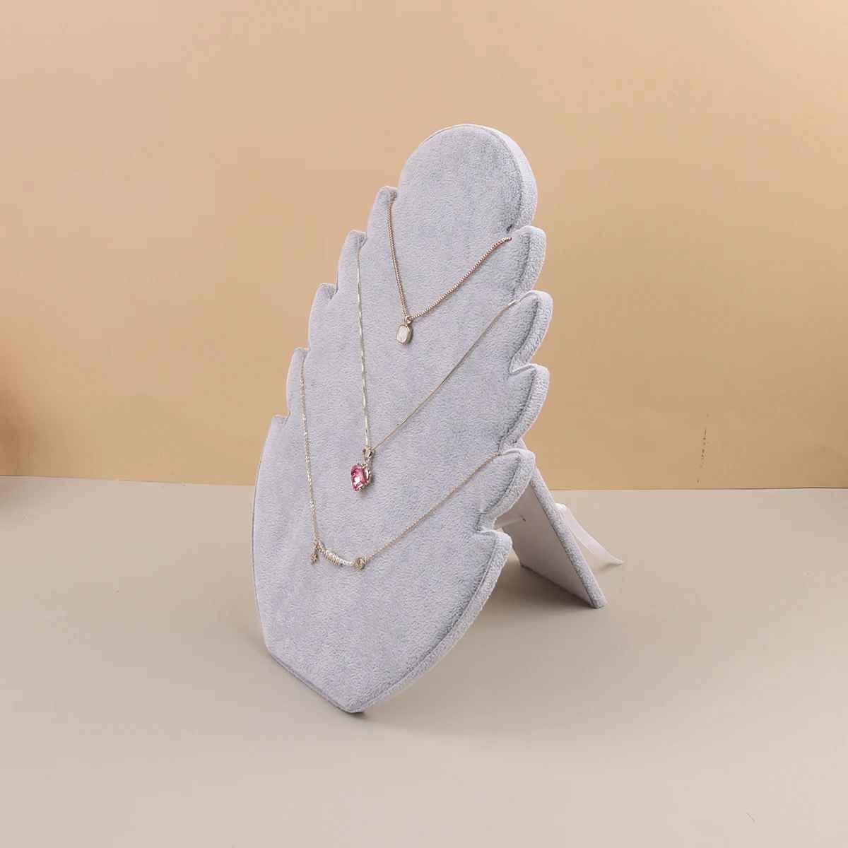 Présentoir collier fantaisie velours