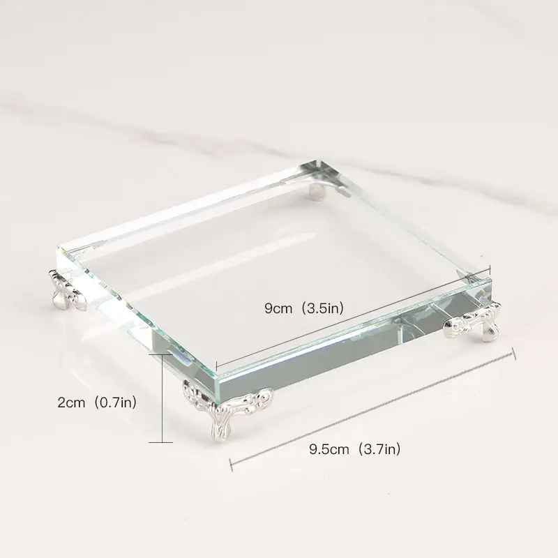 Présentoir collier verre