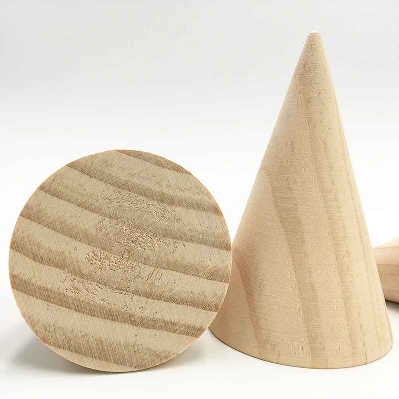 Presentoir cone bois pour bracelet montre