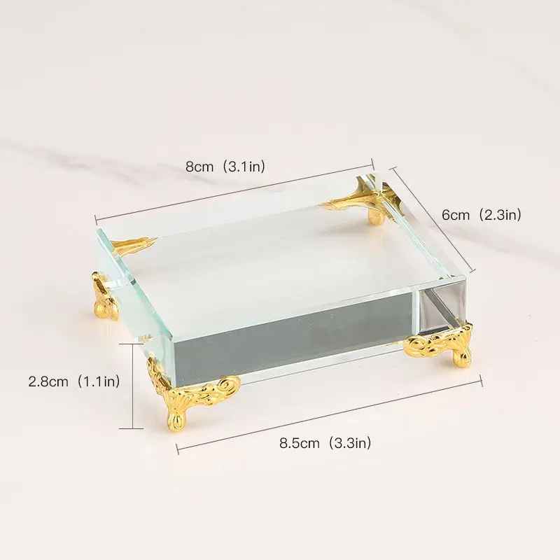 Présentoir collier verre