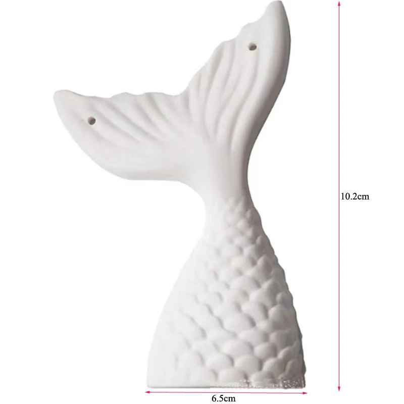 Présentoir Boucles d’Oreilles Queue de Sirène Blanche 10,2cm