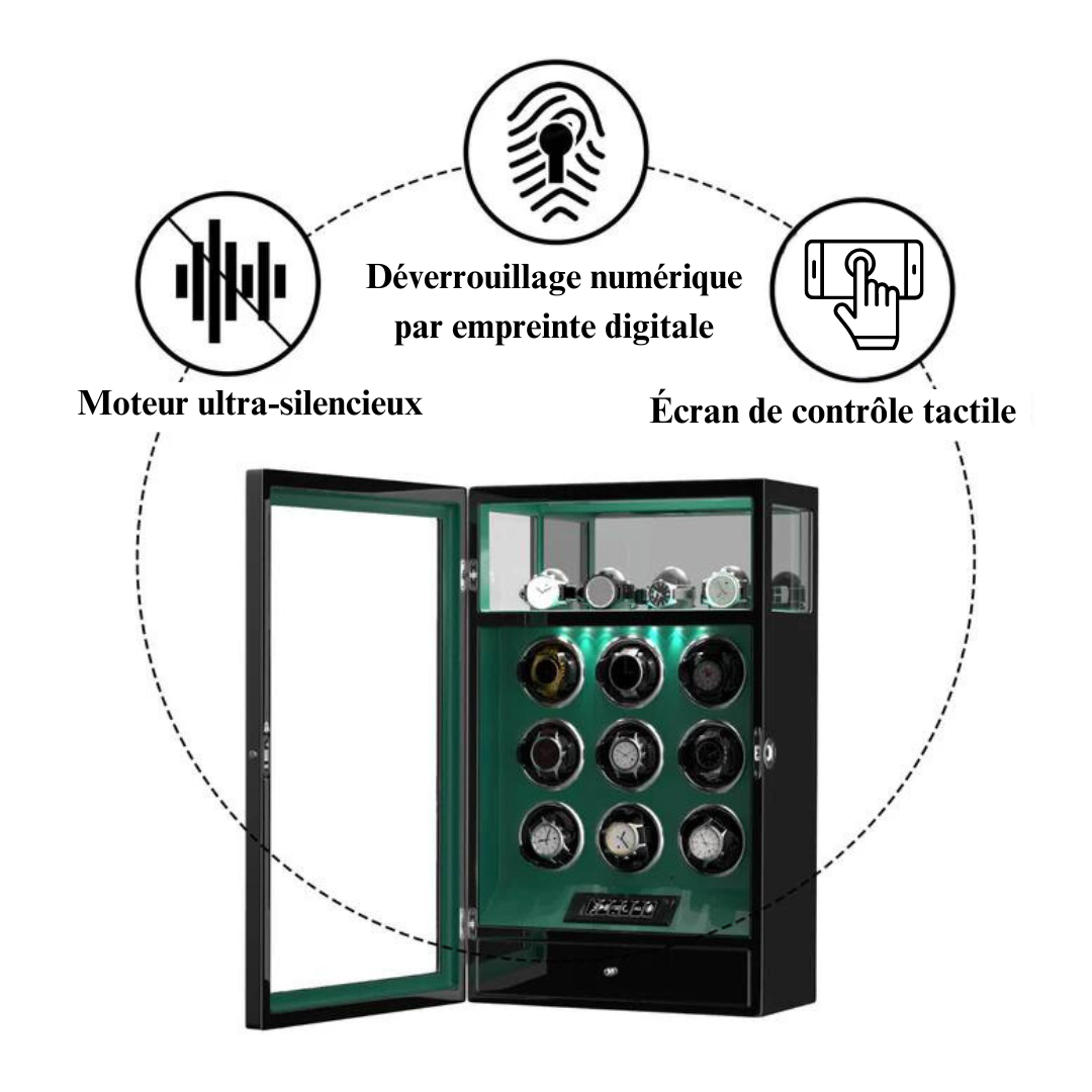 Remontoir Bois Vert 9 Montres Souverain