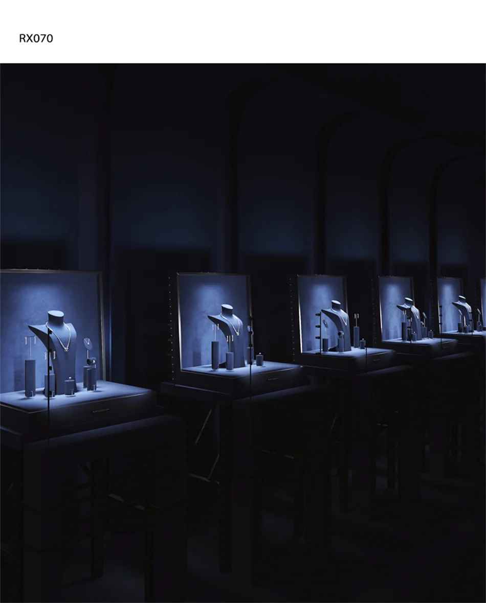 Présentoir collier long