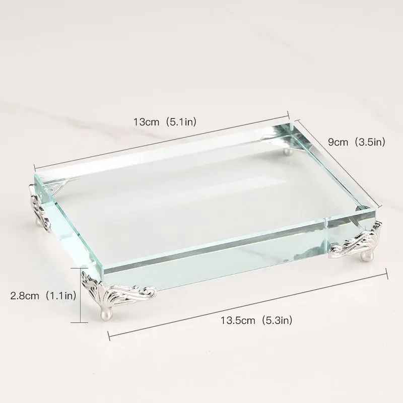 Présentoir collier verre