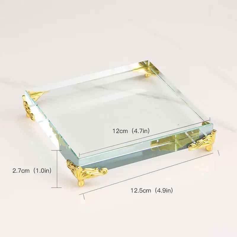 Présentoir collier verre