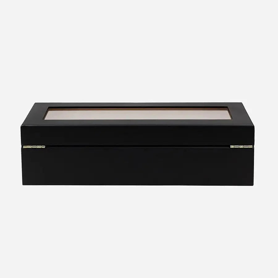 Boîte Rangement Montres Vitrine Luxe Noir Pro
