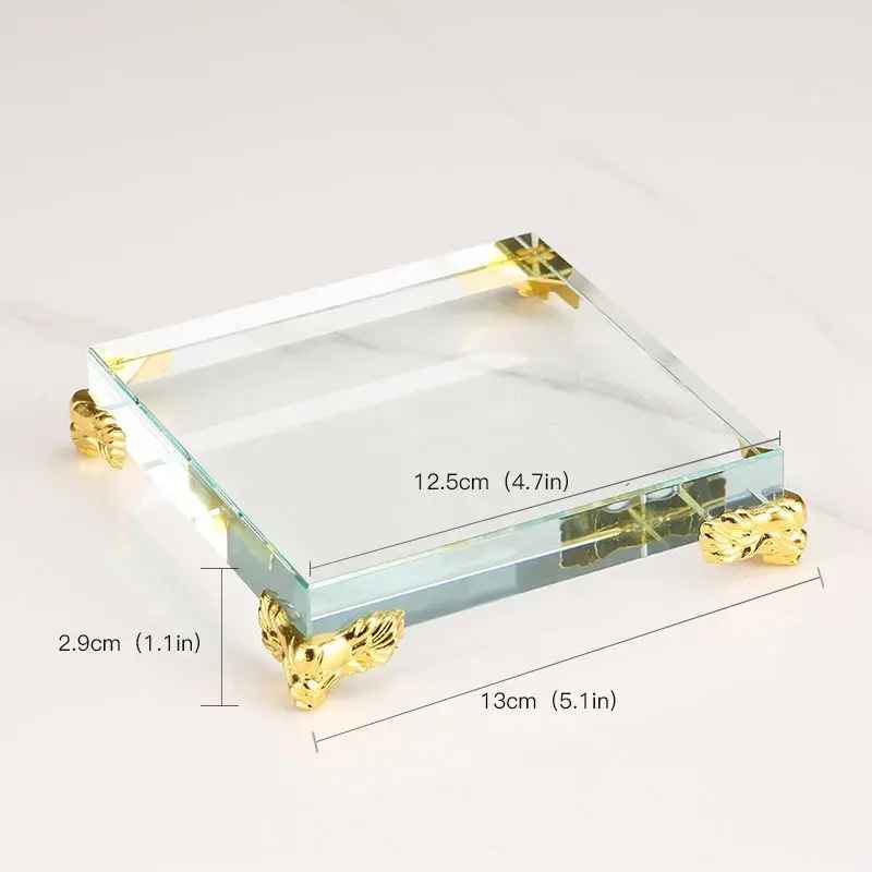 Présentoir collier verre