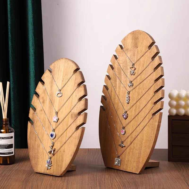 Presentoir collier fantaisie bois