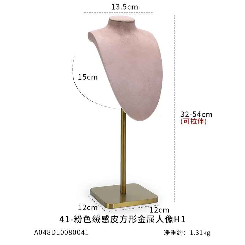 presentoir collier vitrine sur pied