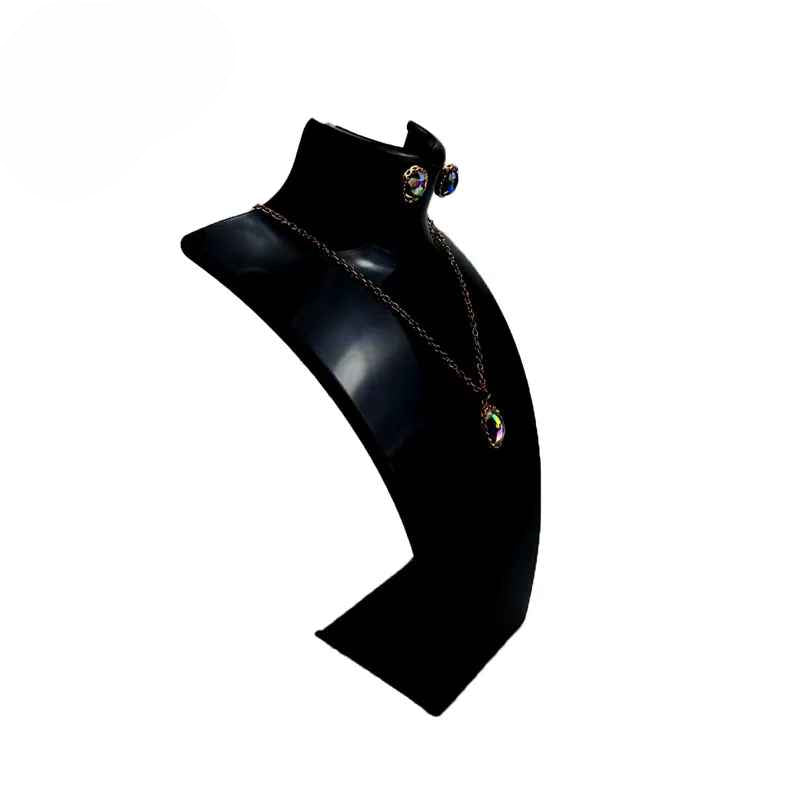 Présentoir collier buste plastique
