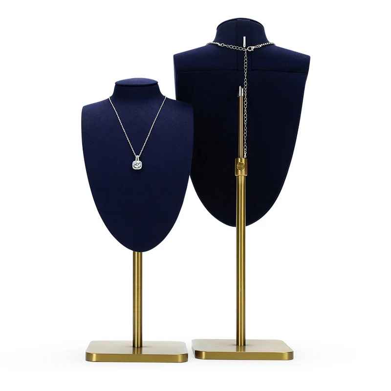 presentoir collier vitrine sur pied