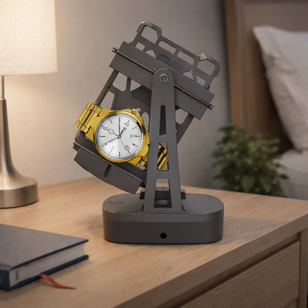 Remontoir Montre Acrylique Double Rotation USB
