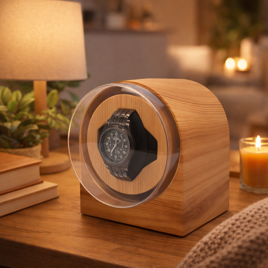Remontoir Montre Bois Silencieux 1 Place