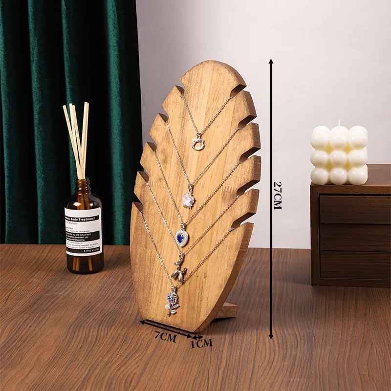 Presentoir collier fantaisie bois