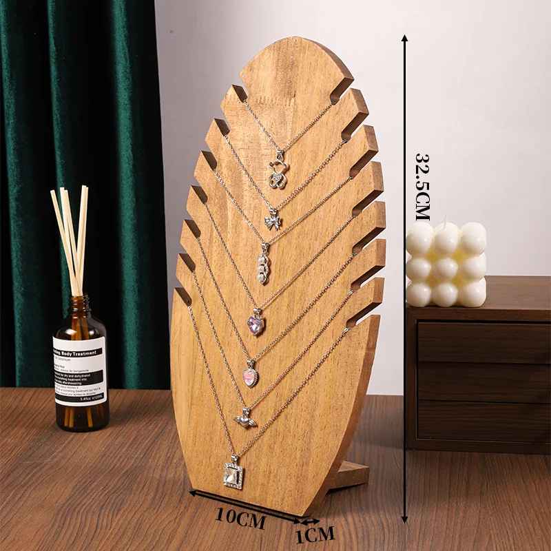 Presentoir collier fantaisie bois