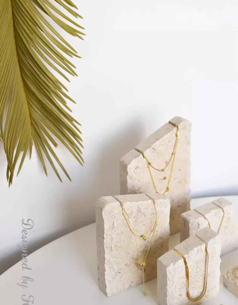 Présentoir collier marbre