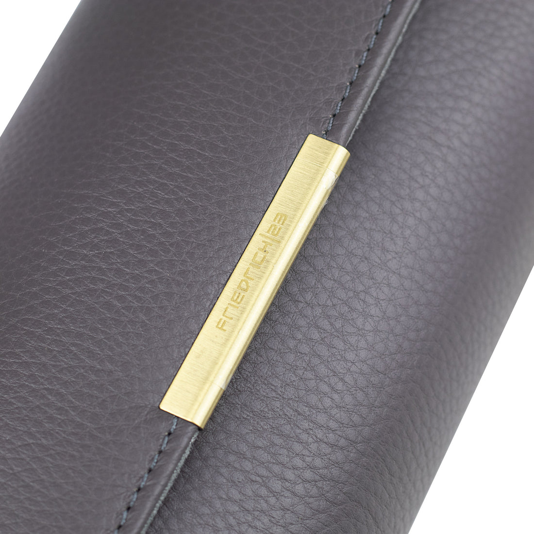 Etui Montre Cuir Veritable Bleu 3 Places Voyage