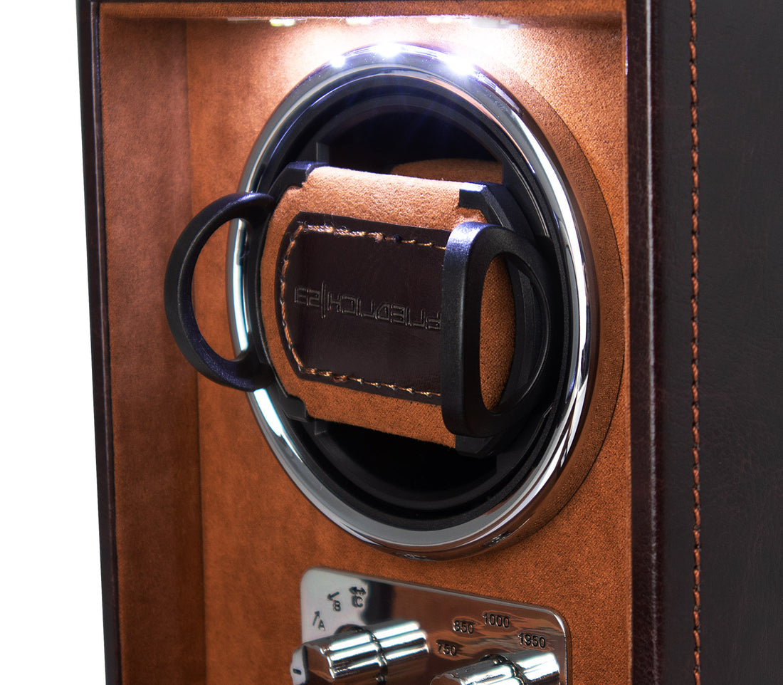 Remontoir Montre Automatique Simili Cuir Edition Luxe