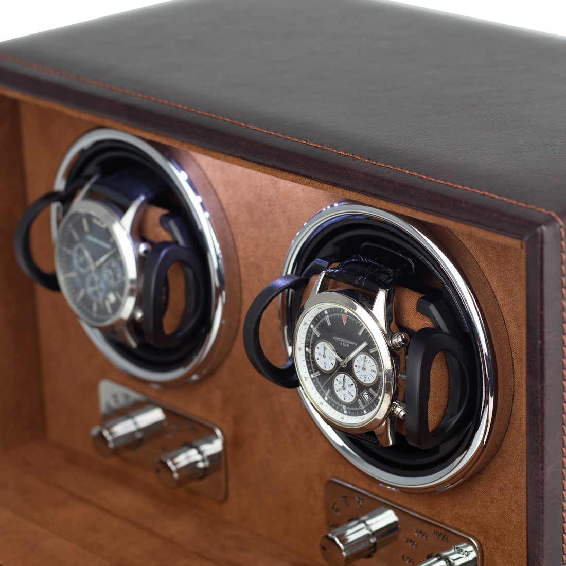 Remontoir Montre Automatique Simili Cuir Double Bond