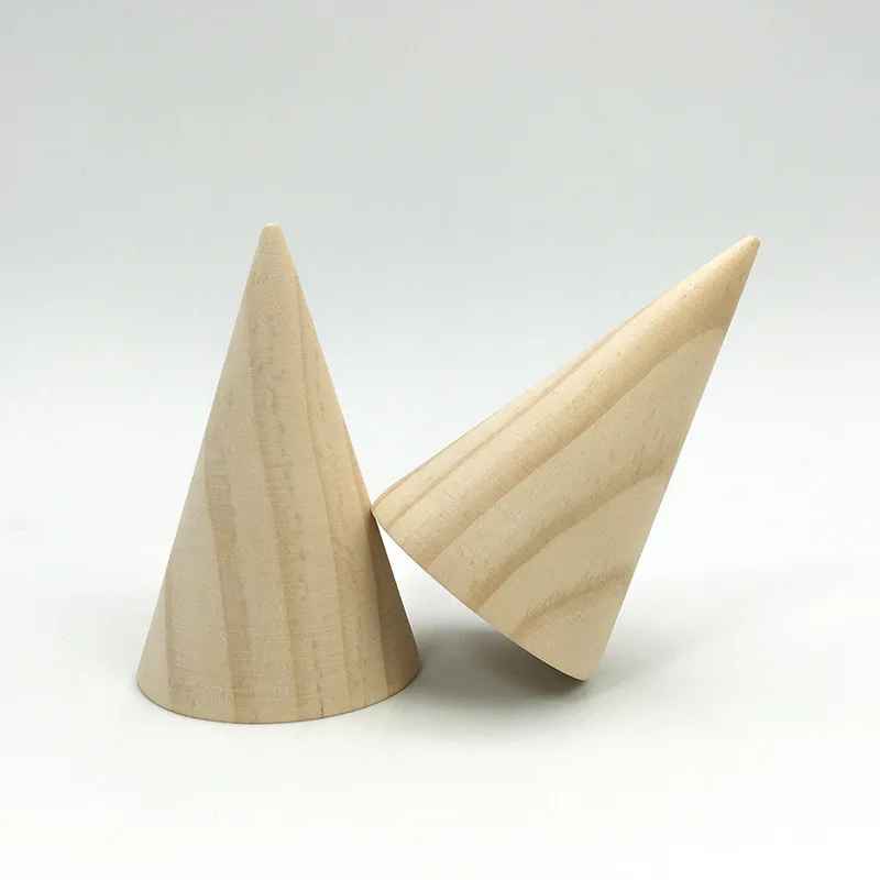 Presentoir cone bois pour bracelet montre