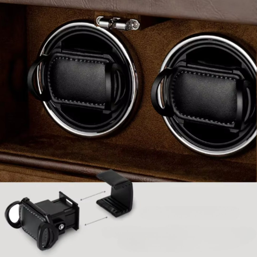 Remontoir Coffret Cuir 8 Montres Automatiques Deluxe
