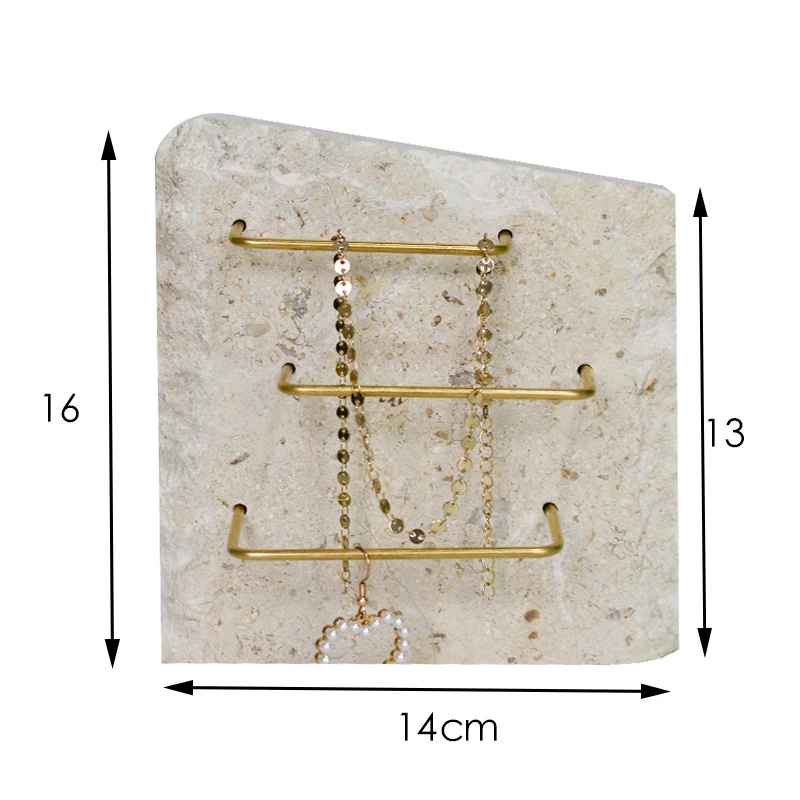 Présentoir collier marbre