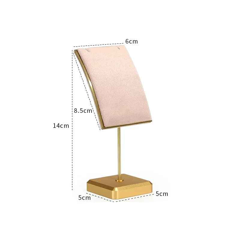 Presentoir de comptoir collier femme  metal velours