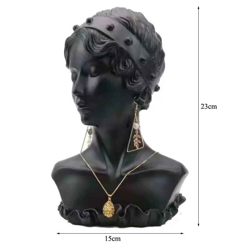 Présentoir collier buste femme réaliste