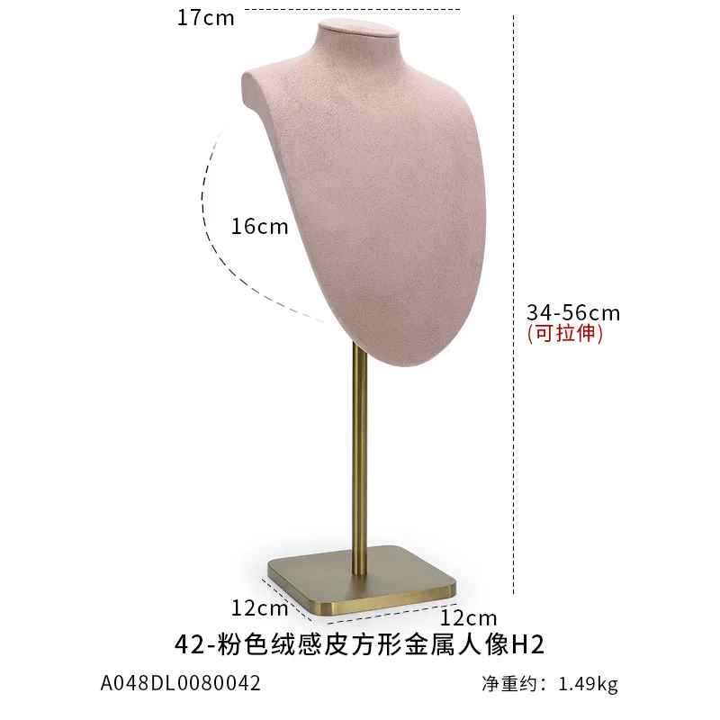 presentoir collier vitrine sur pied