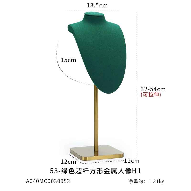 presentoir collier vitrine sur pied