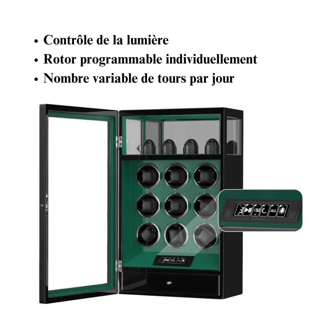 Remontoir Bois Vert 9 Montres Souverain