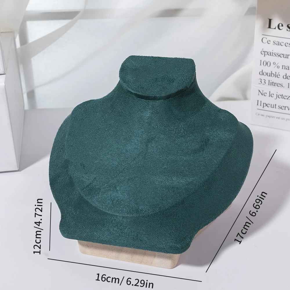 Présentoir collier vitrine velours