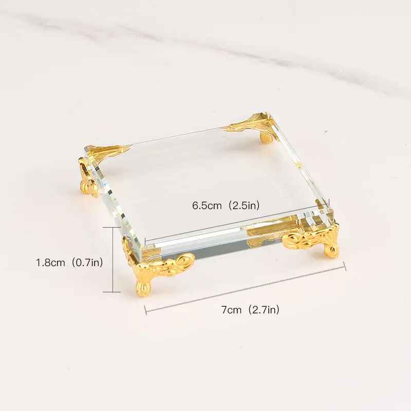 Présentoir collier verre