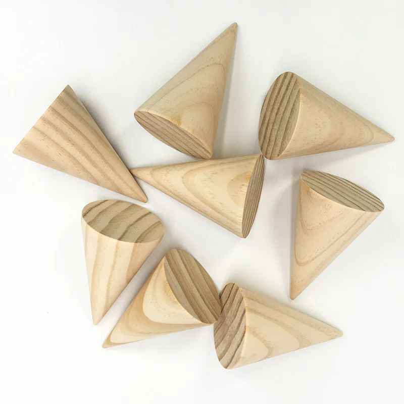 Presentoir cone bois pour bracelet montre