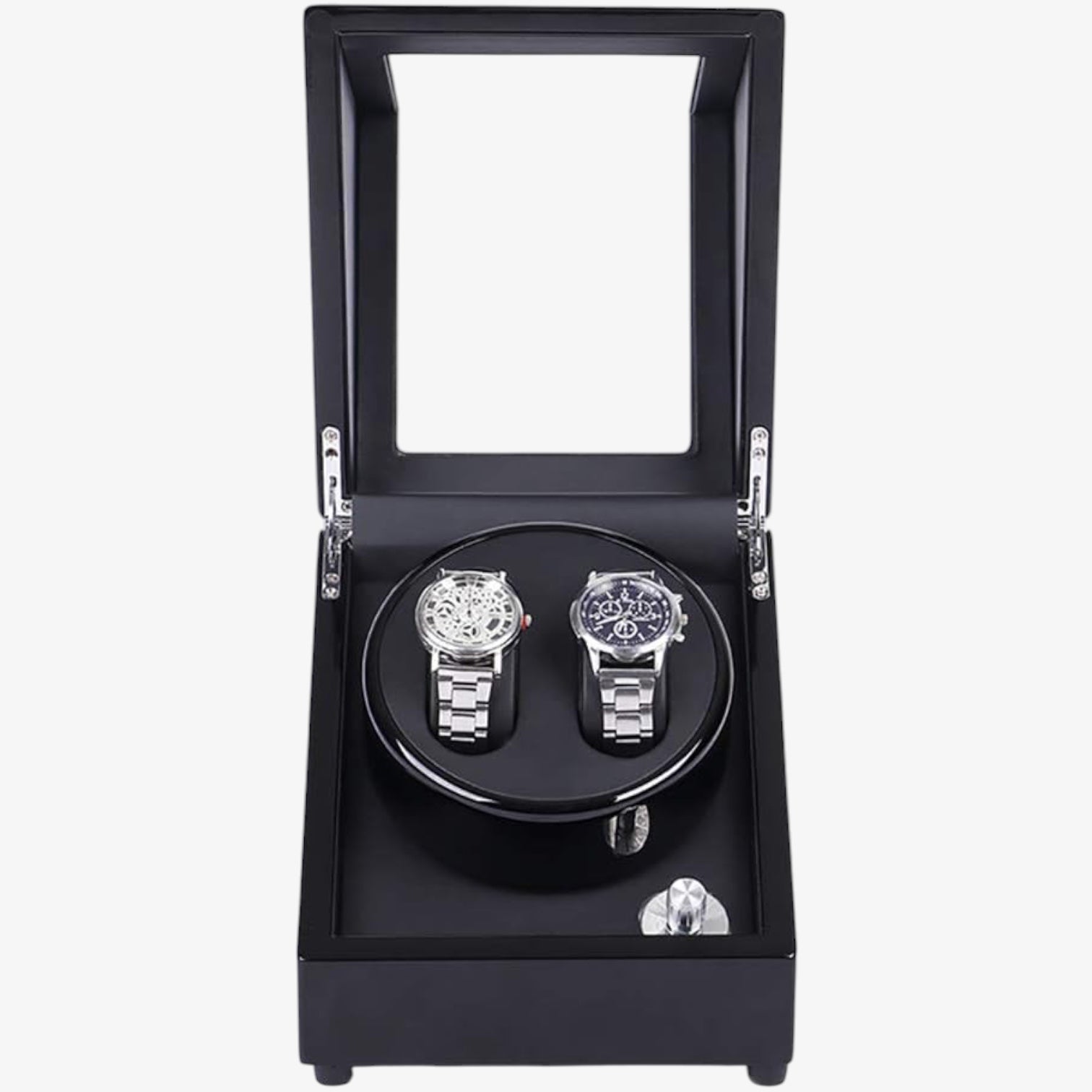 Remontoir Double Montres Automatiques Luxe Vitre