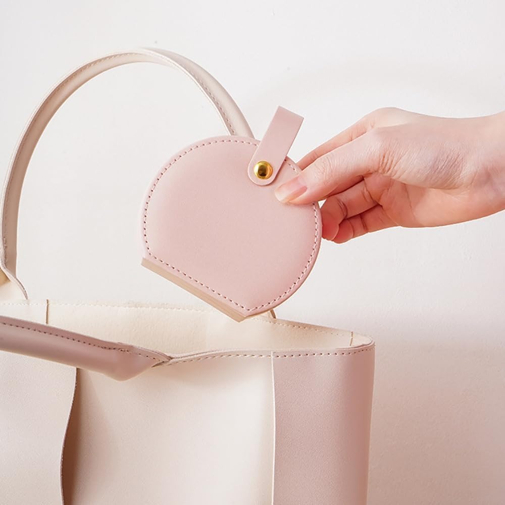 Boîte Bijoux Cuir Ronde Velours Voyage