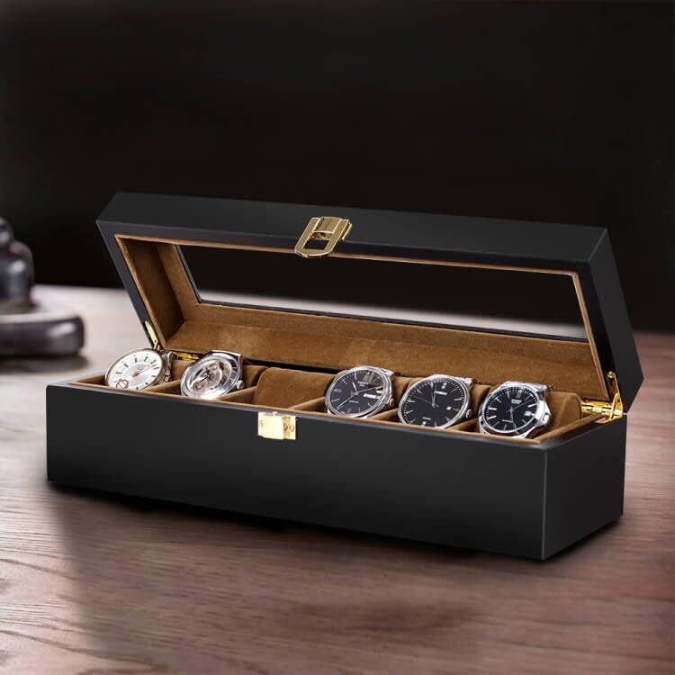 Boîte Montre Bois Naturel Aurum Prestige