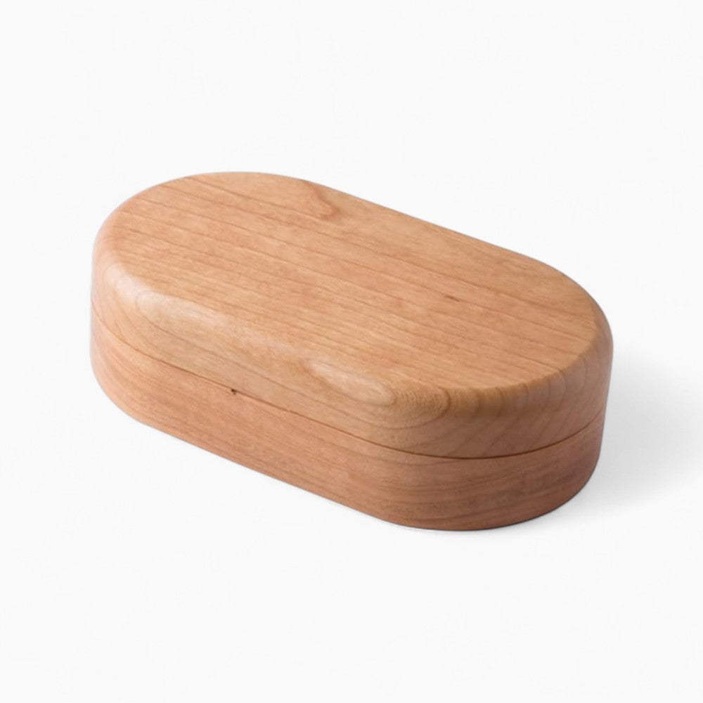 Boîte à Bijoux Bois Massif Voyage Compacte
