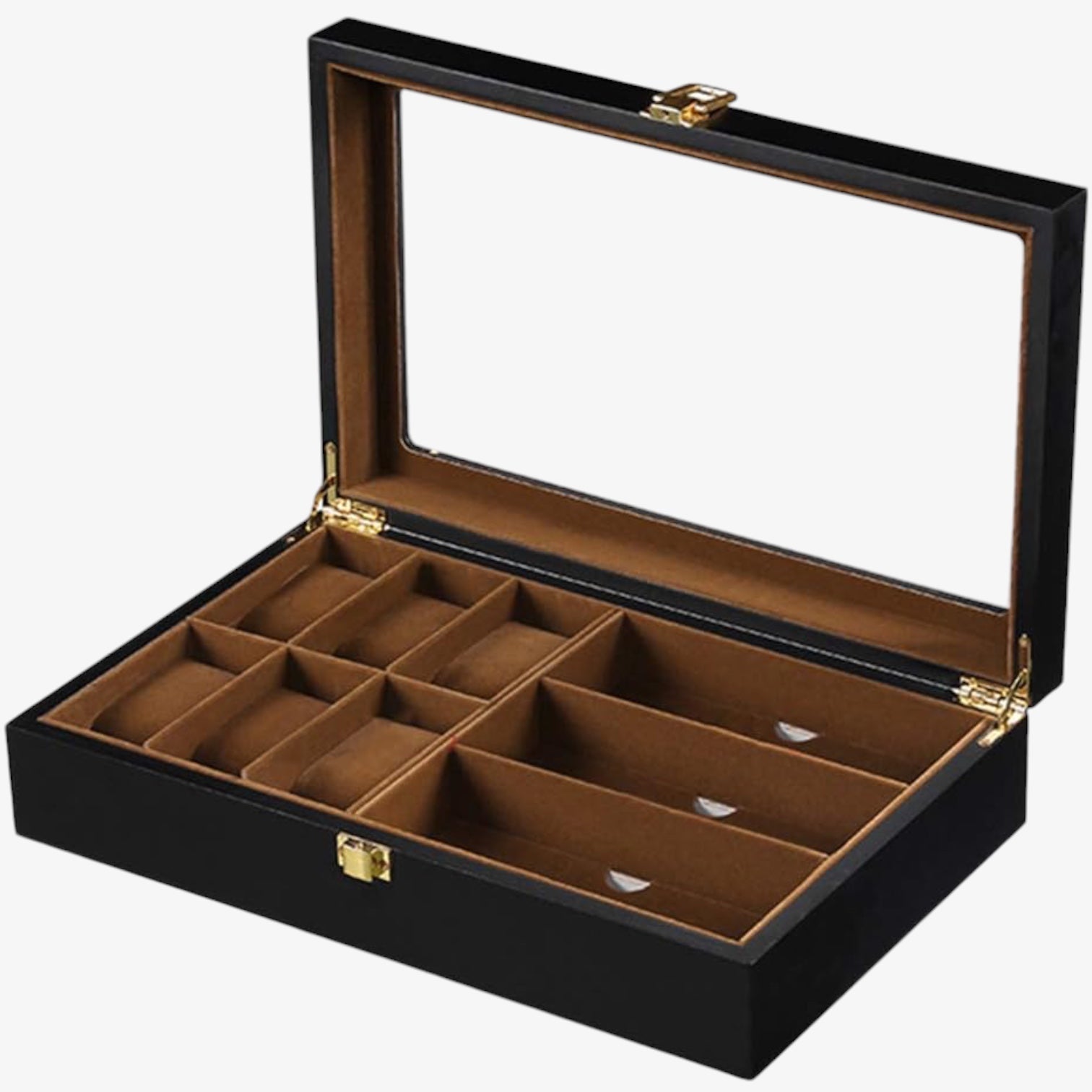 Coffret Montre Carbone 6 Places Routine