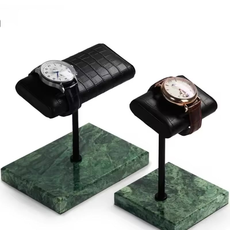 Présentoir Montre Pierre Marbre Vert 1 2 Places