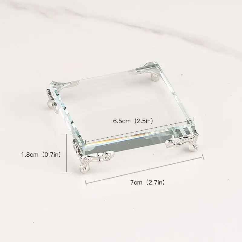 Présentoir collier verre