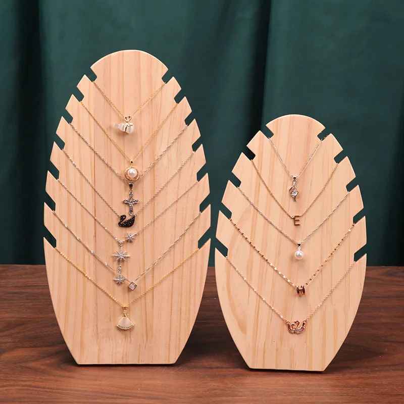 Presentoir collier fantaisie bois